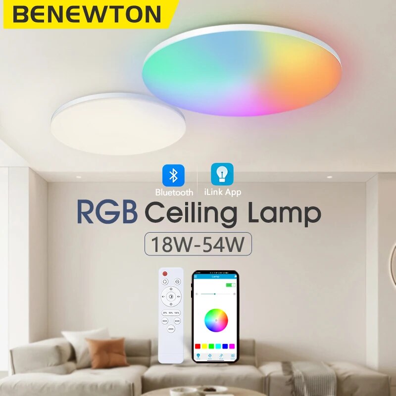 Home Decor Free App - Benewton smart decken leuchte rgb cct