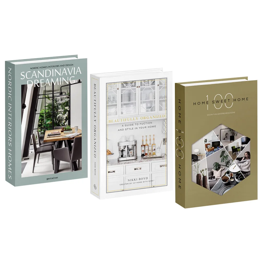 3er-Set Simulationsbücher zur  – Home Decor Magazine Bewertung und Preis