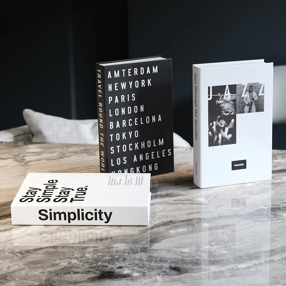 3er-Set Simulationsbücher zur  – Home Decor Magazine Bewertung und Preis