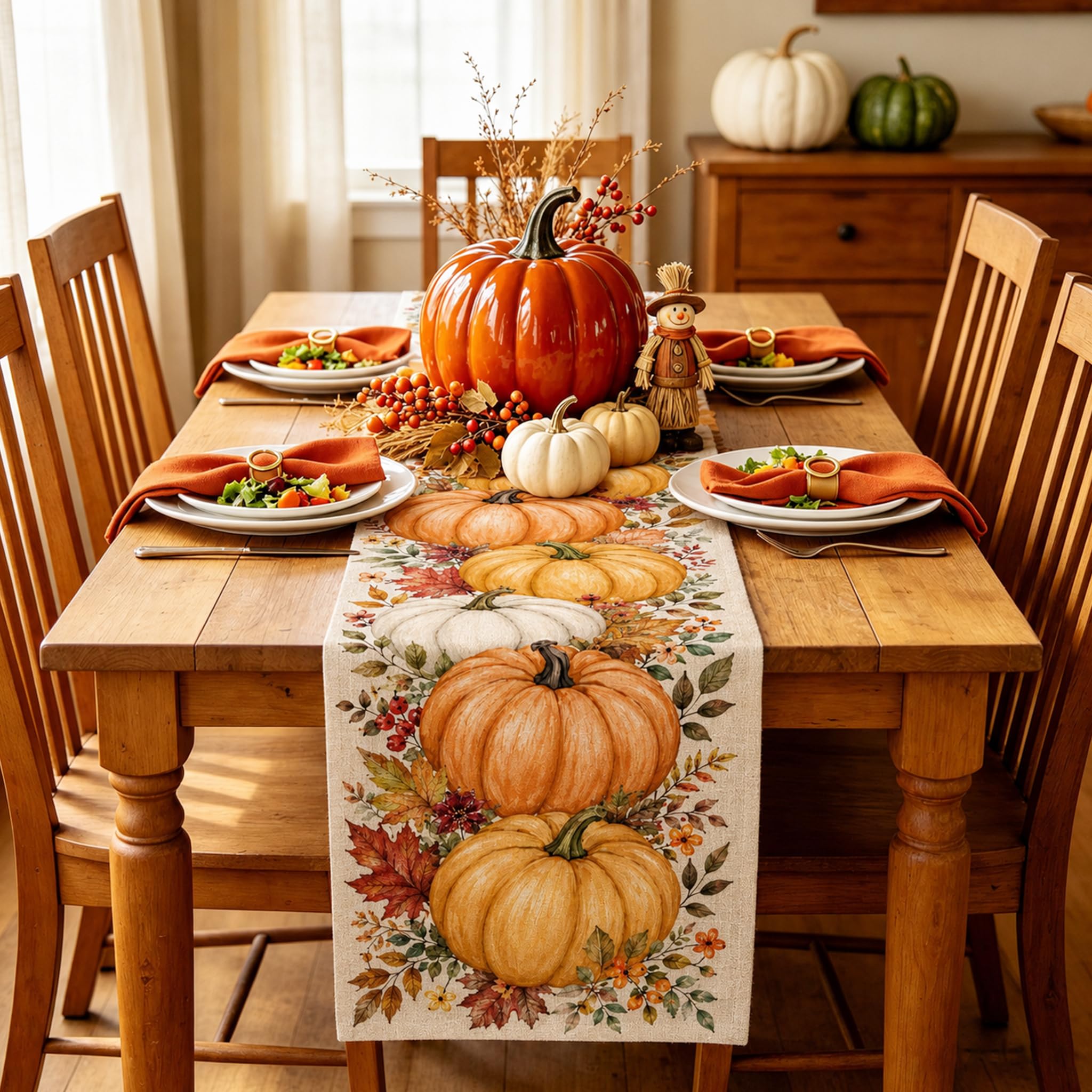 Halloween-Tischläufer Vintage  – Linen Table Runner Bewertung und Preis