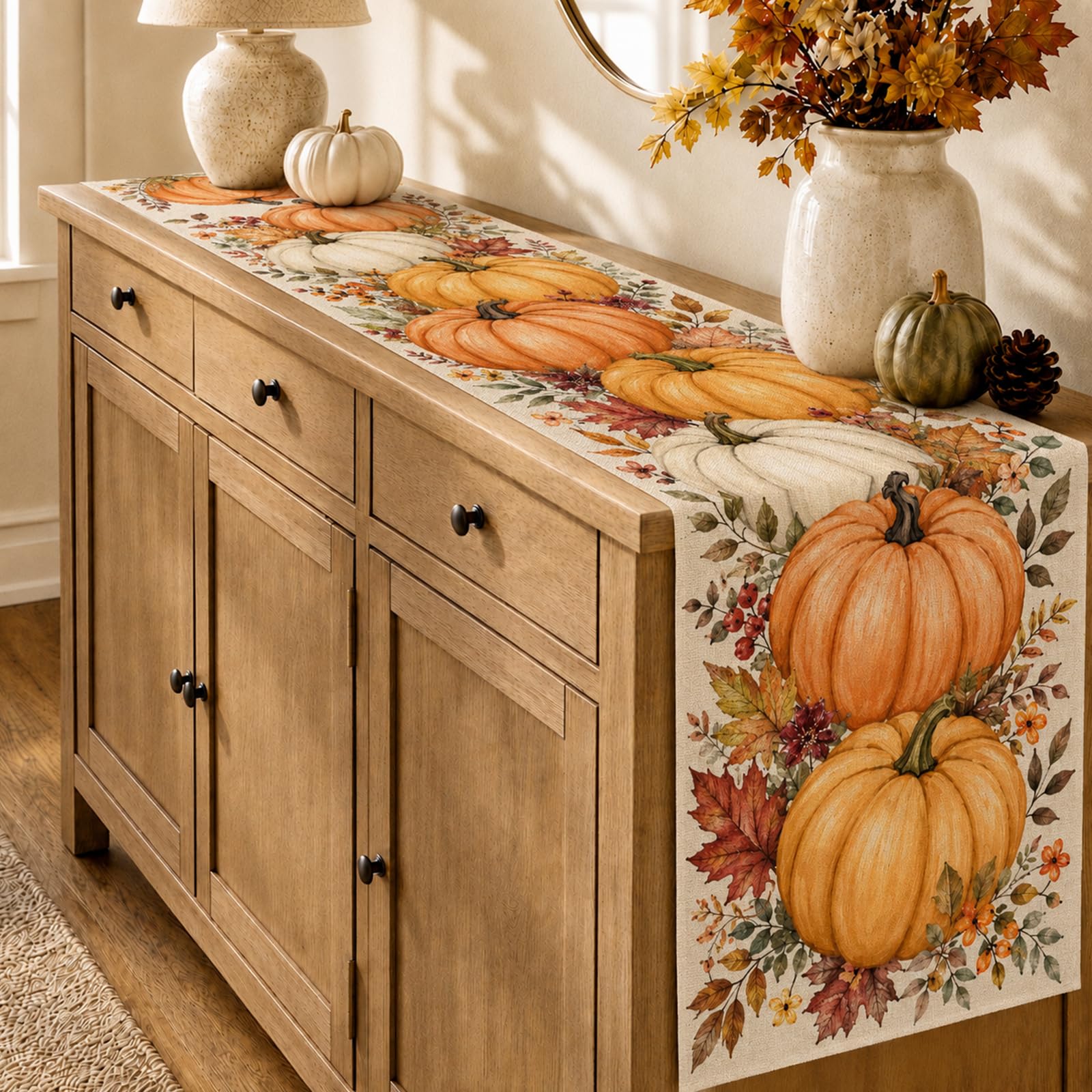 Halloween-Tischläufer Vintage  – Linen Table Runner Bewertung und Preis