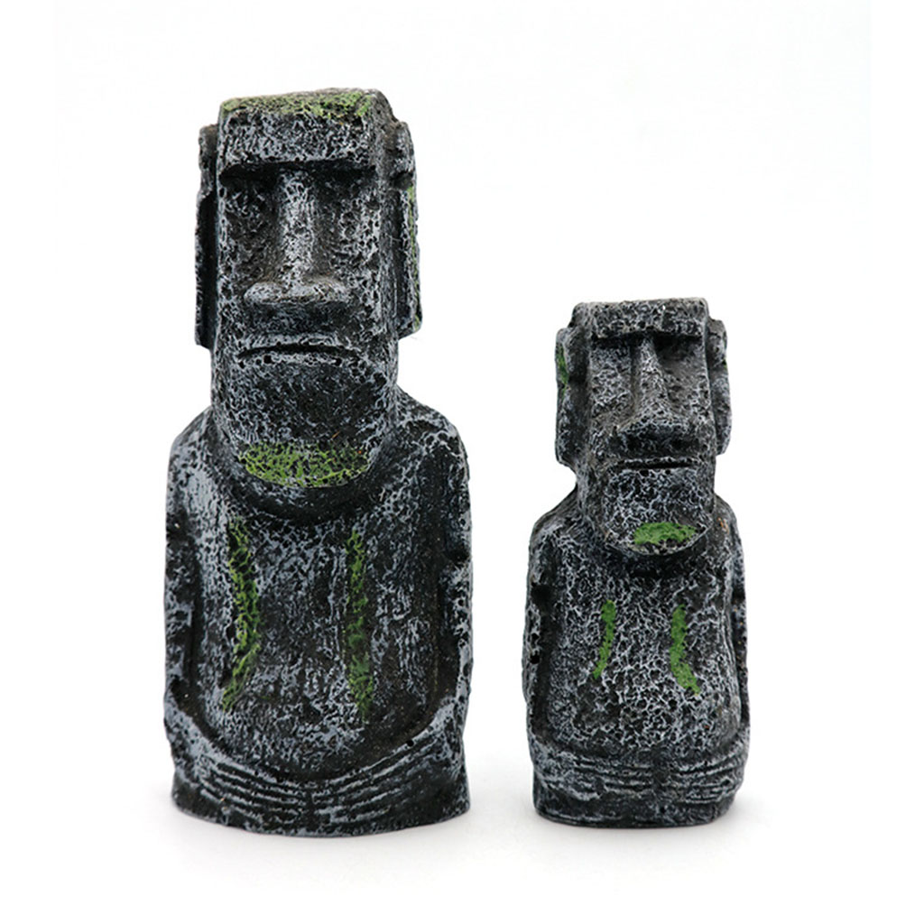 Harz Aquarium Moai Dekor Oster – Home Decor Za Bewertung und Preis