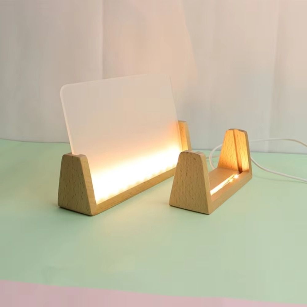 Warmlicht Holz-LED-Bilderrahme – Bamboo Photo Frame Bewertung und Preis