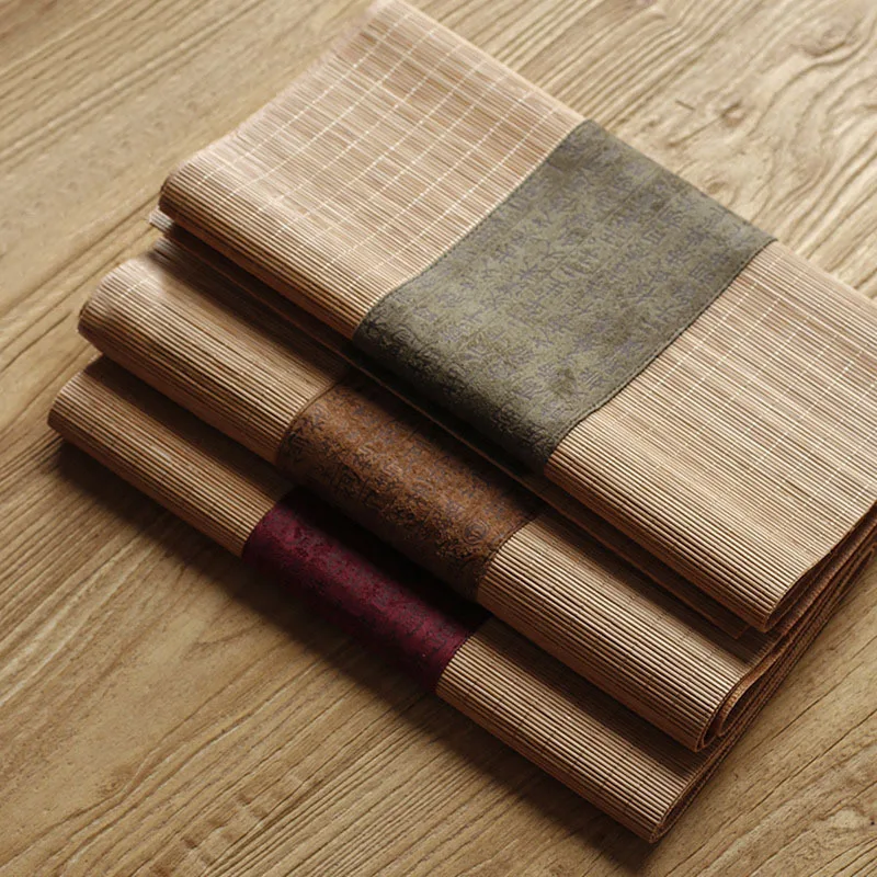 Stoff-Bambus-Tischset, Leinen- – Linen Table Runner Bewertung und Preis