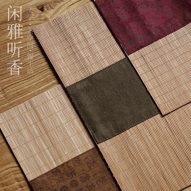 Stoff-Bambus-Tischset, Leinen- – Linen Table Runner Bewertung und Preis