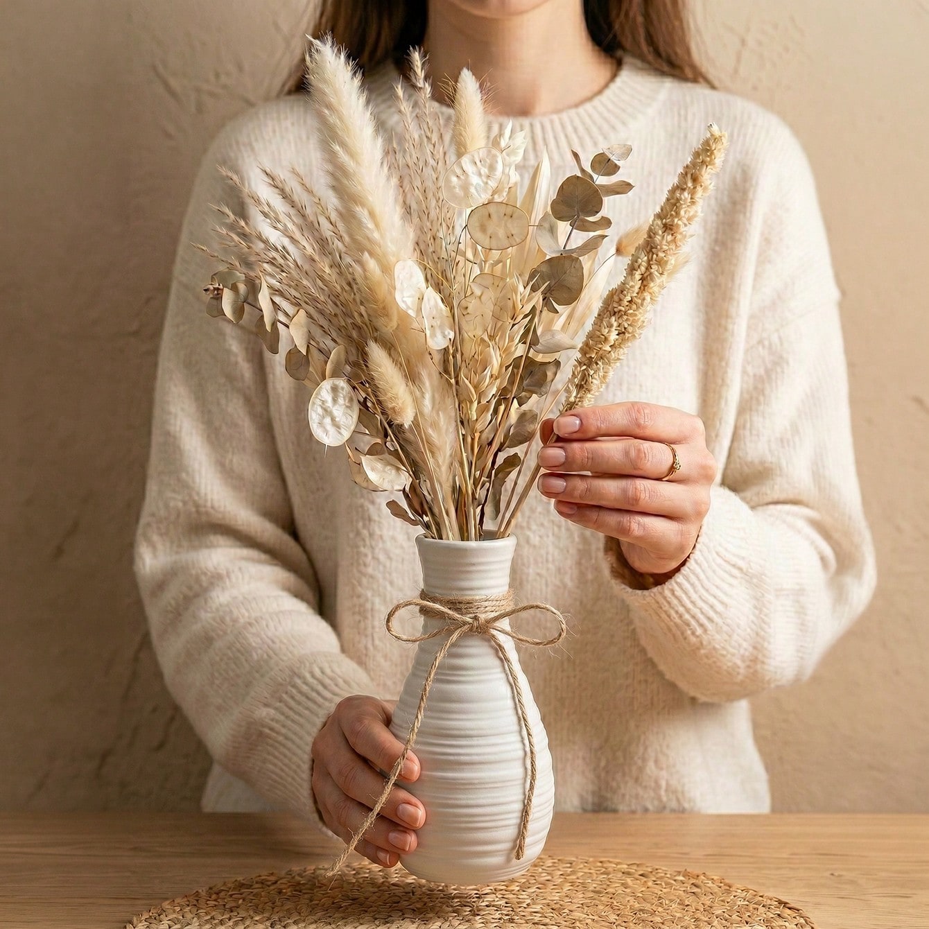 1 Stück Boho-Blumenvase mit ho – Pampas Grass Decor Bewertung und Preis