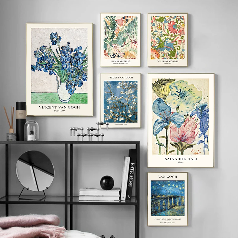Van Gogh Stern Vase Serie Wand – Home Decor Za Bewertung und Preis
