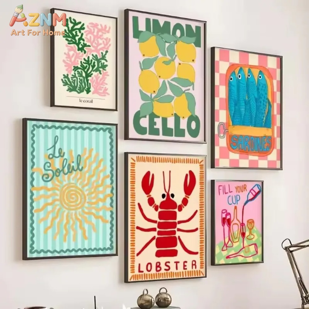 AZNM Bunte Sommer-Zitronen-Hum – Home Decor Y2K Bewertung und Preis