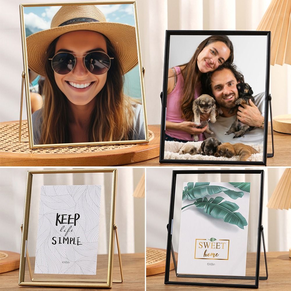 4/6/7/8/10 Zoll Metall Fotorah – Bamboo Photo Frame Bewertung und Preis