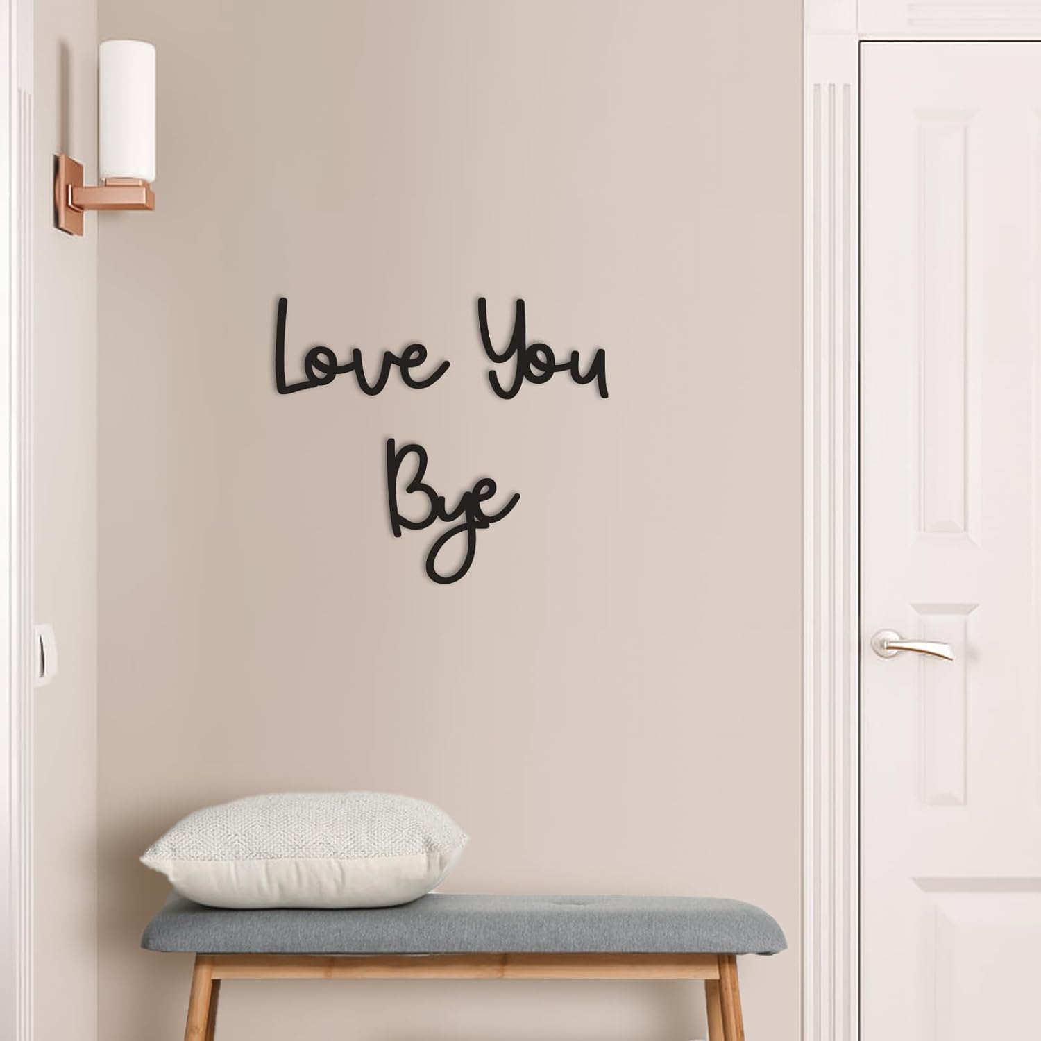 Love You Bye Holzschild, Heimd – Home Decor Y2K Bewertung und Preis