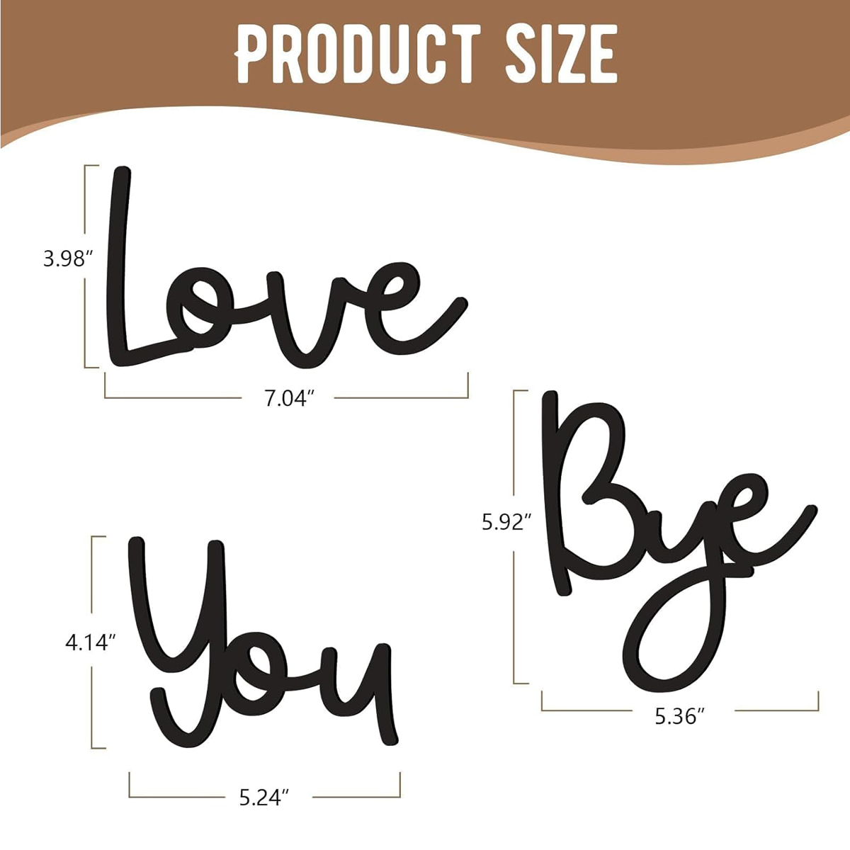 Love You Bye Holzschild, Heimd – Home Decor Y2K Bewertung und Preis