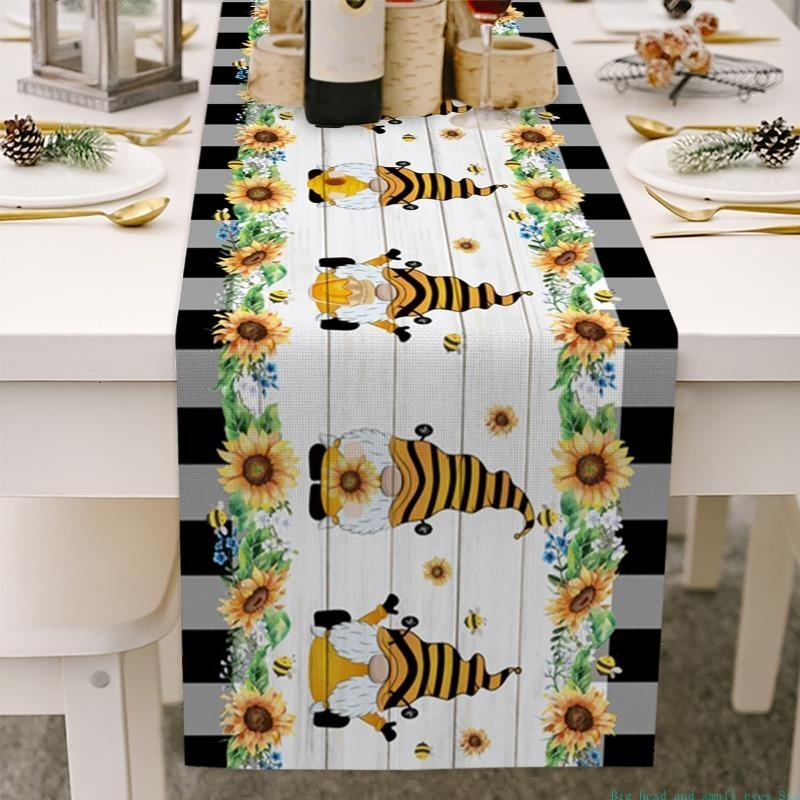 581C Sonnenblumen-Zwerg-Tischl – Linen Table Runner Bewertung und Preis