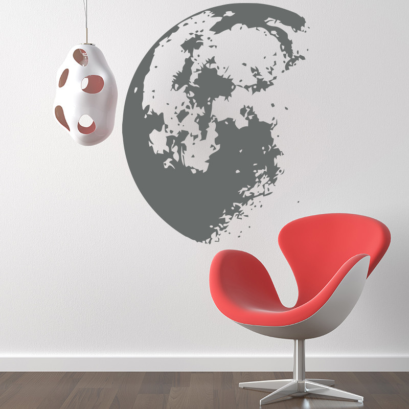 Weltraum Mond Wandaufkleber Ho – Home Decor Y2K Bewertung und Preis