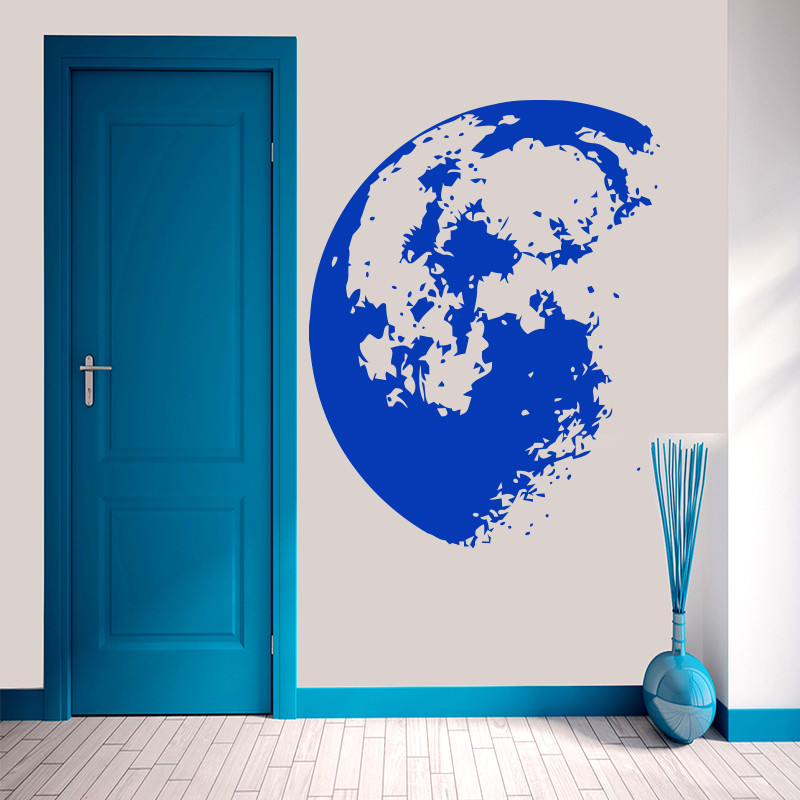 Weltraum Mond Wandaufkleber Ho – Home Decor Y2K Bewertung und Preis