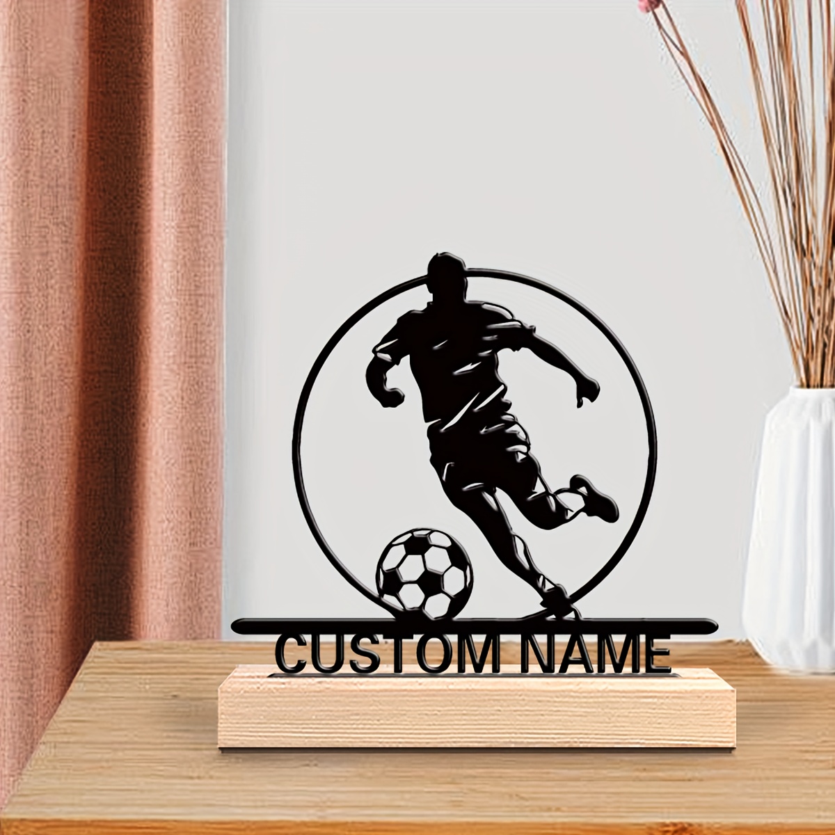 Personalisierte Fußballspieler – Home Decor Theme Bewertung und Preis