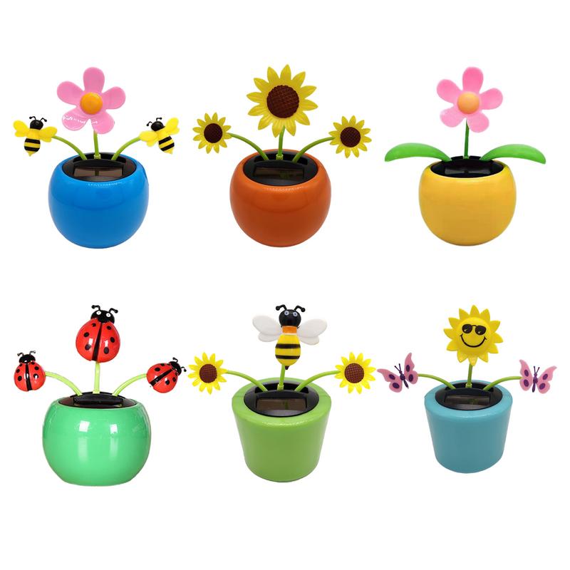 Solarbetriebene tanzende Blume – Home Decor Za Bewertung und Preis