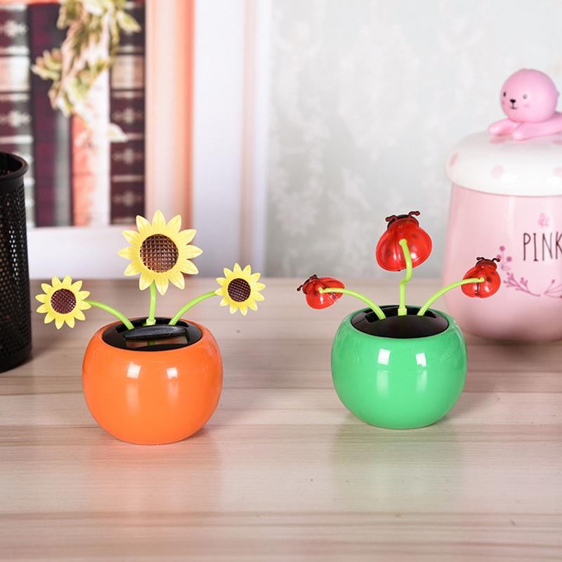 Solarbetriebene tanzende Blume – Home Decor Za Bewertung und Preis