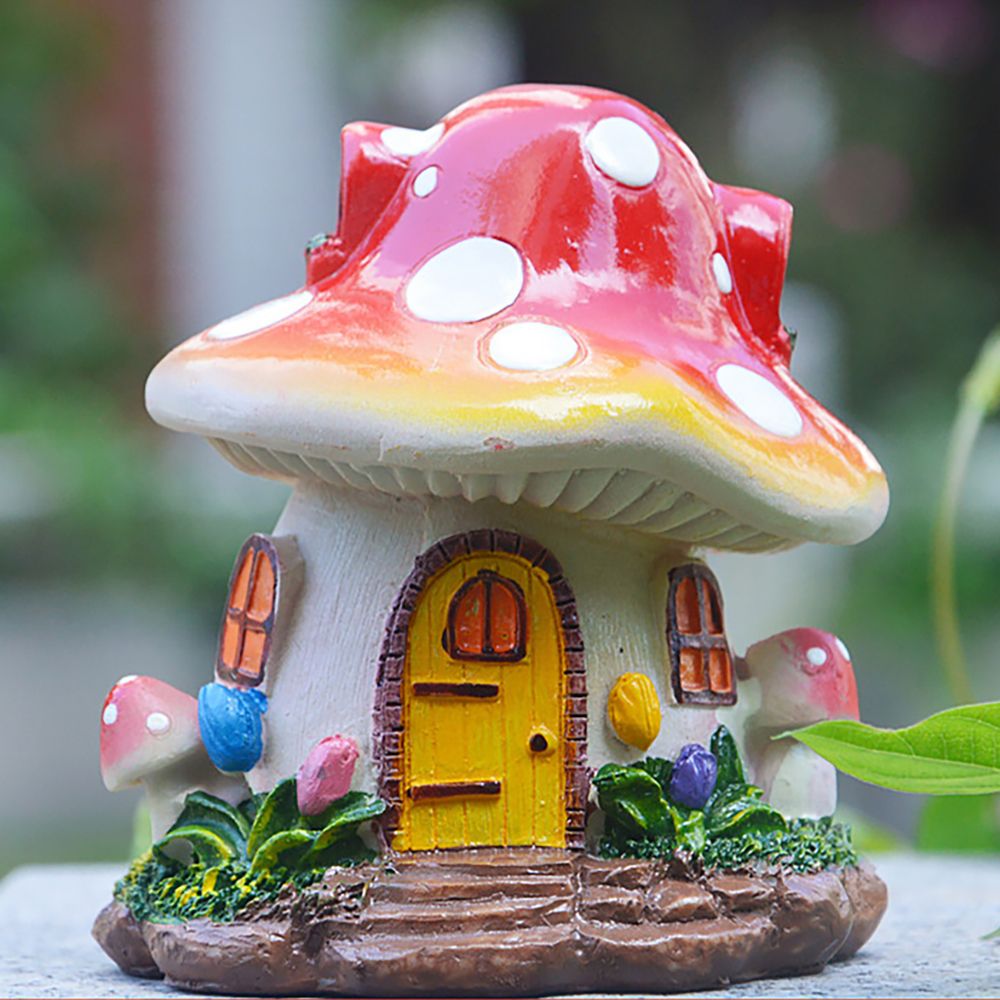 Miniatur Pilz Haus Harz Fee Ga – Home Decor Za Bewertung und Preis