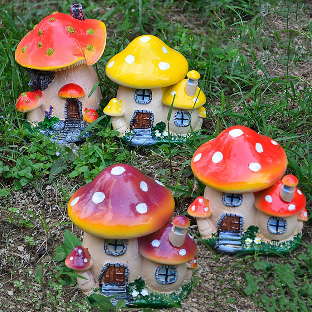 Miniatur Pilz Haus Harz Fee Ga – Home Decor Za Bewertung und Preis