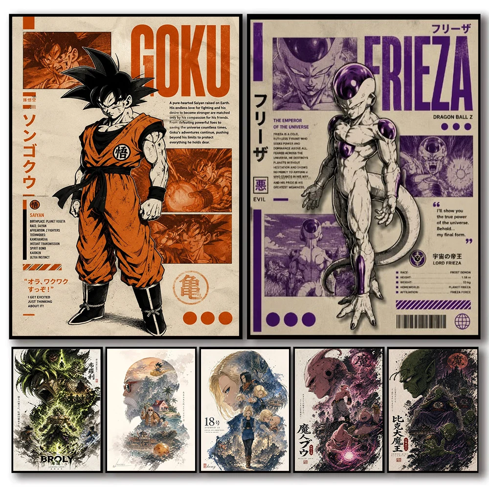 Dragon Ball Goku Frieza Anime  – Home Decor Magazine Bewertung und Preis
