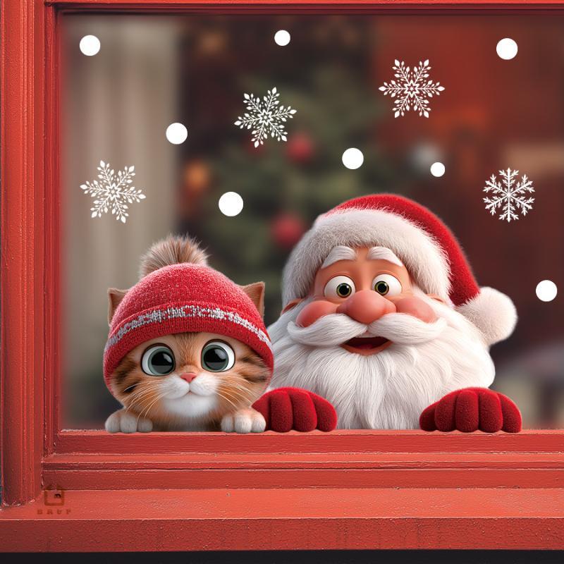 Abnehmbare Weihnachts-Fensters – Home Decor Theme Bewertung und Preis
