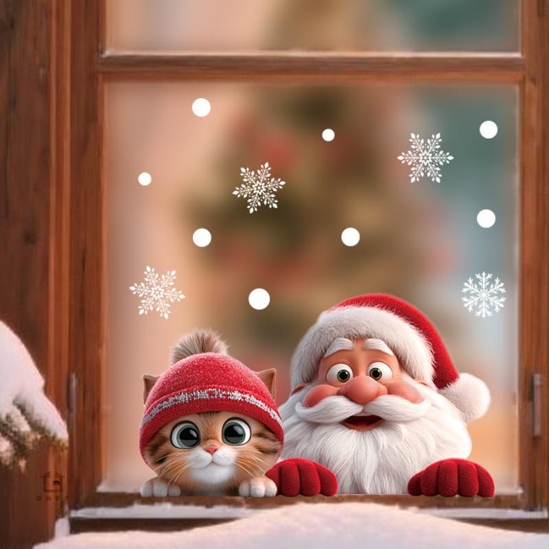 Abnehmbare Weihnachts-Fensters – Home Decor Theme Bewertung und Preis