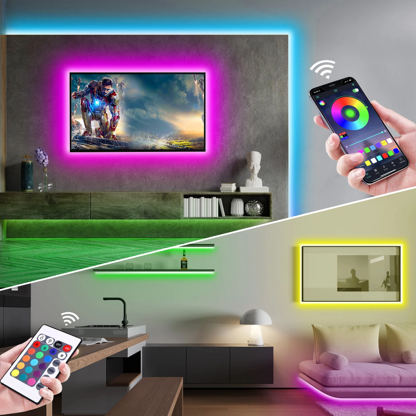 1-5 m RGB LED Neon Streifen Li – Home Decor Free App Bewertung und Preis