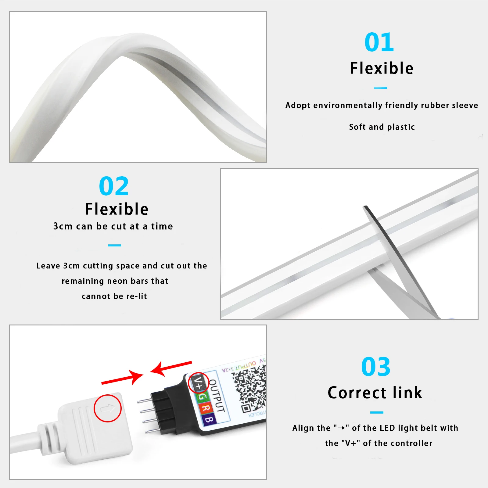 1-5 m RGB LED Neon Streifen Li – Home Decor Free App Bewertung und Preis